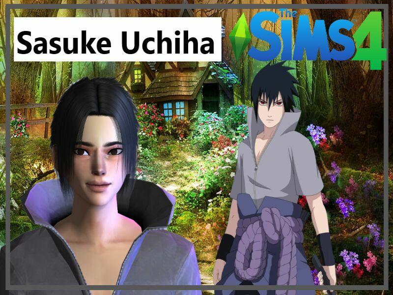 Naruto: Sasuke Uchiha SIM By Laurensims Sims 4 CC Download