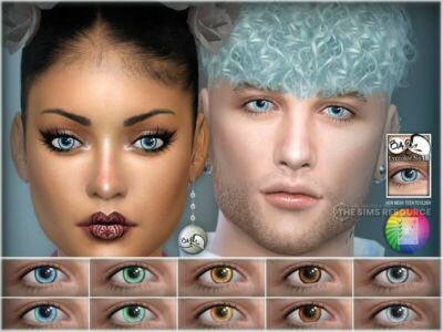 Natural EYE Colors 18 Sims 4 CC