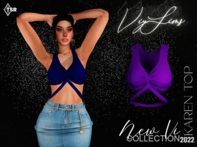 NEW VI Collection – Karen TOP Sims 4 CC