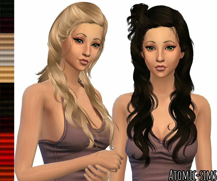 Newsea J230 Hibiscus Retexture By Atomic-Sims Sims 4 CC