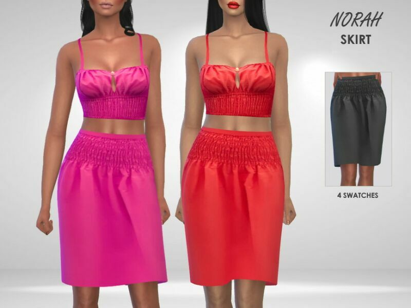 Norah Skirt By Puresim Sims 4 CC