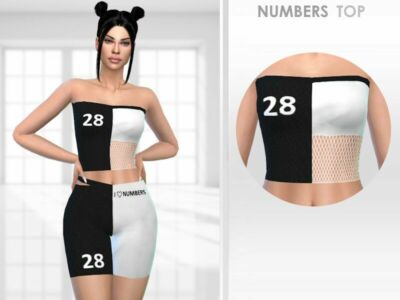 Numbers TOP Sims 4 CC