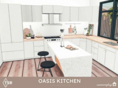 Oasis Kitchen – TSR CC Only Sims 4 CC