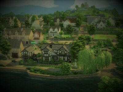 OLD Medieval Farmhouse NO CC By SGK45 Sims 4 CC