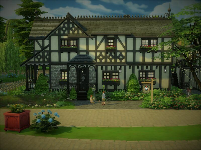 sims 4 cc old medieval farmhouse no cc by sgk45 3