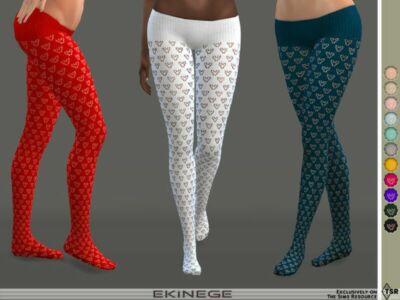 Open Knit Tights By Ekinege Sims 4 CC