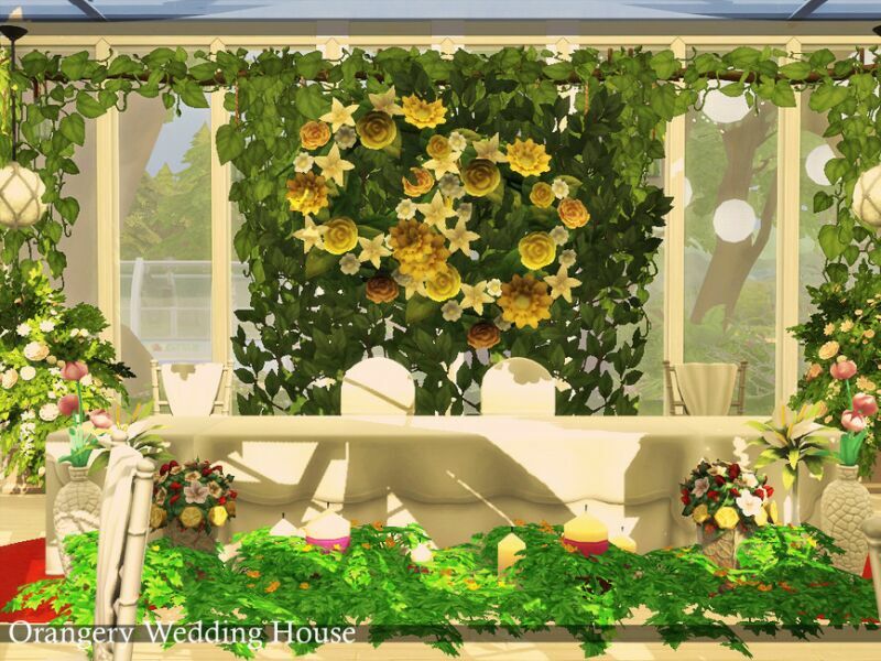 sims 4 cc orangery wedding house nocc by simzmora 6