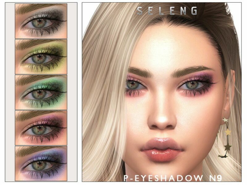 P-Eyeshadow N9 [Patreon] By Seleng Sims 4 CC