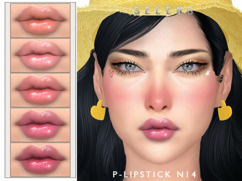 P-Lipstick N14 [Patreon] By Seleng Sims 4 CC