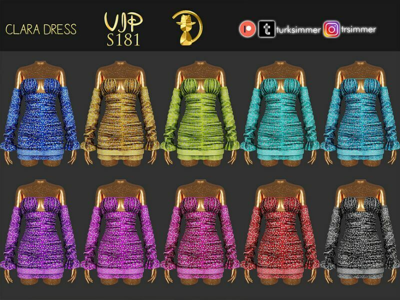 sims 4 cc patreon early access clara dress s181 by turksimmer 2