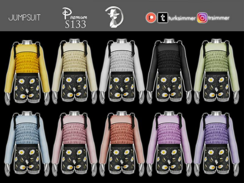 sims 4 cc patreon early access jumpsuit s133 by turksimmer 2