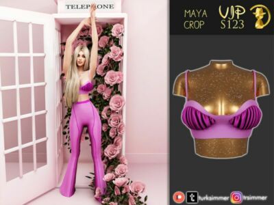 [Patreon] (Early Access) Maya Crop S123 By Turksimmer Sims 4 CC