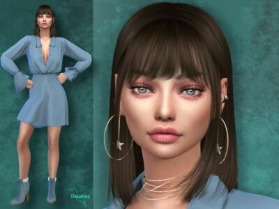 Pauline Prieux By Trasras Sims 4 CC