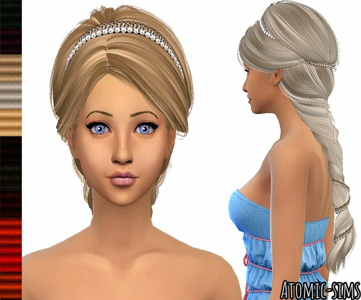 Peggyzone Hair 8028 (Pegy 095) Retexture By Atomic-Sims Sims 4 CC