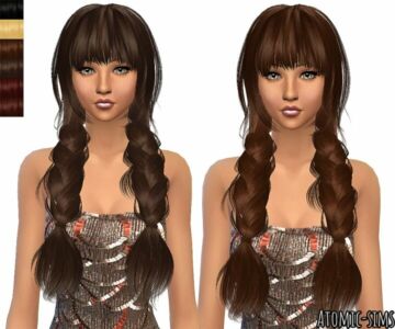 Peggyzone Hairmesh 7033 Chinafaned V2 Retexture By Atomic-Sims Sims 4 CC