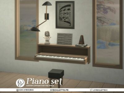 Piano SET By Syboubou Sims 4 CC