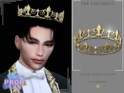 Prom King Crown By Glitterberryfly Sims 4 CC