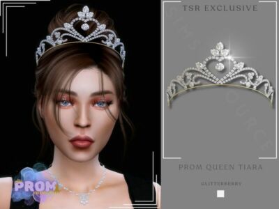 Prom Queen Tiara By Glitterberryfly Sims 4 CC