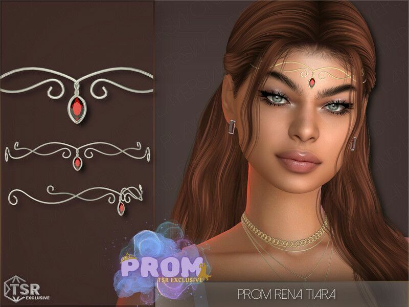 Prom Rena Tiara By Playerswonderland Sims 4 CC