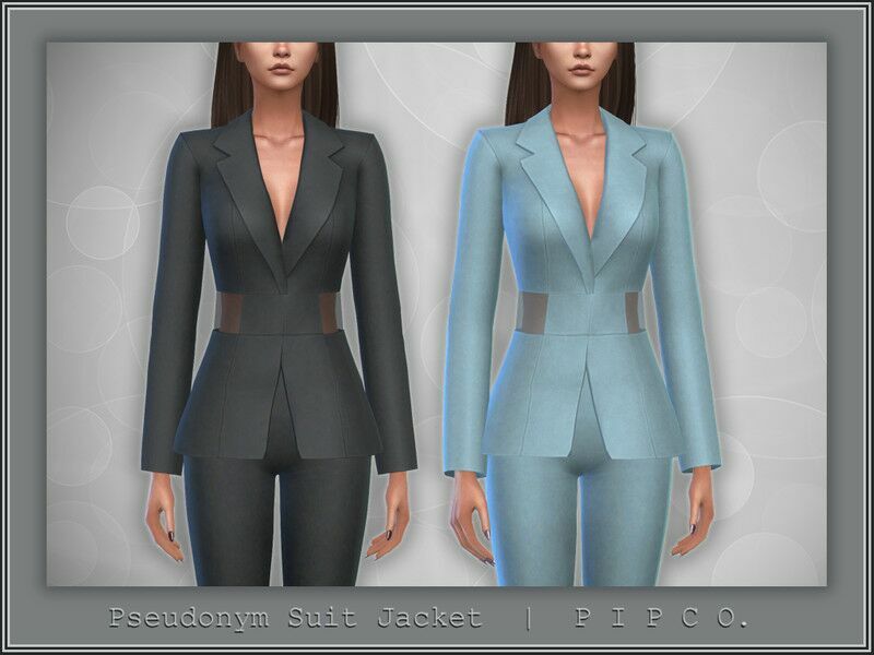 Pseudonym Suit Jacket. By Pipco Sims 4 CC