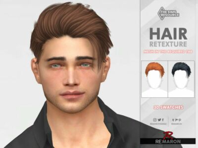 Puma Hair Retexture Mesh Needed By Remaron Sims 4 CC