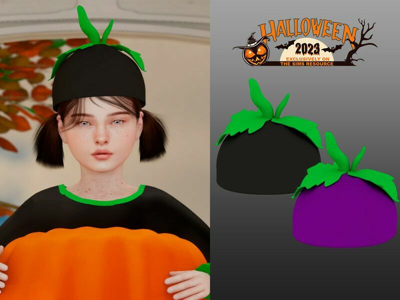 Pumpkin HAT (Child) By Couquett Sims 4 CC