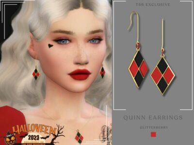 Quinn Earrings By Glitterberryfly Sims 4 CC