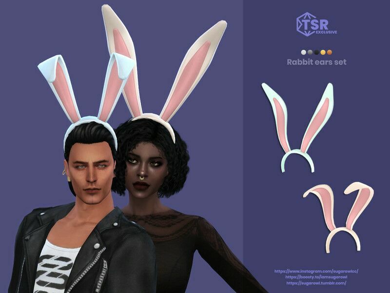 Rabbit Ears SET Sims 4 CC