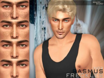 Rasmus Freckles N02 By Magichand Sims 4 CC