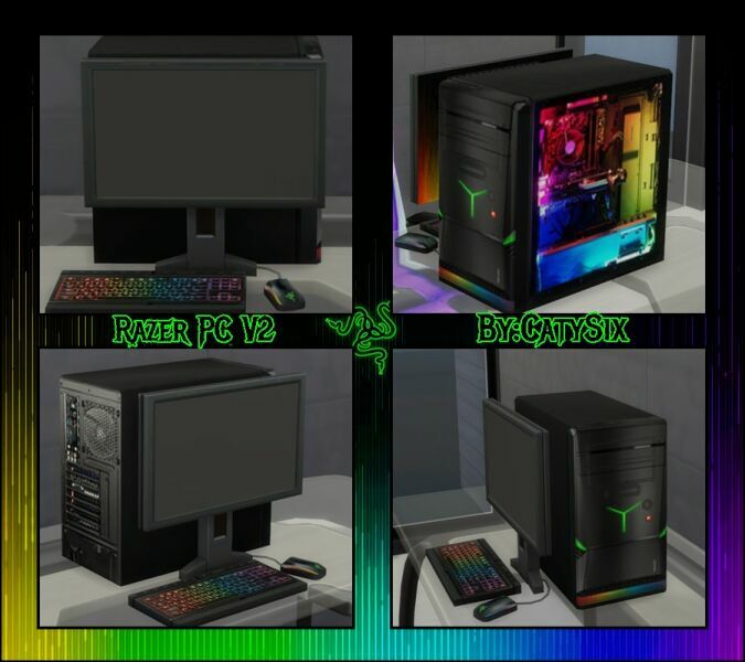 Razer PC V2 By Catysix Sims 4 CC