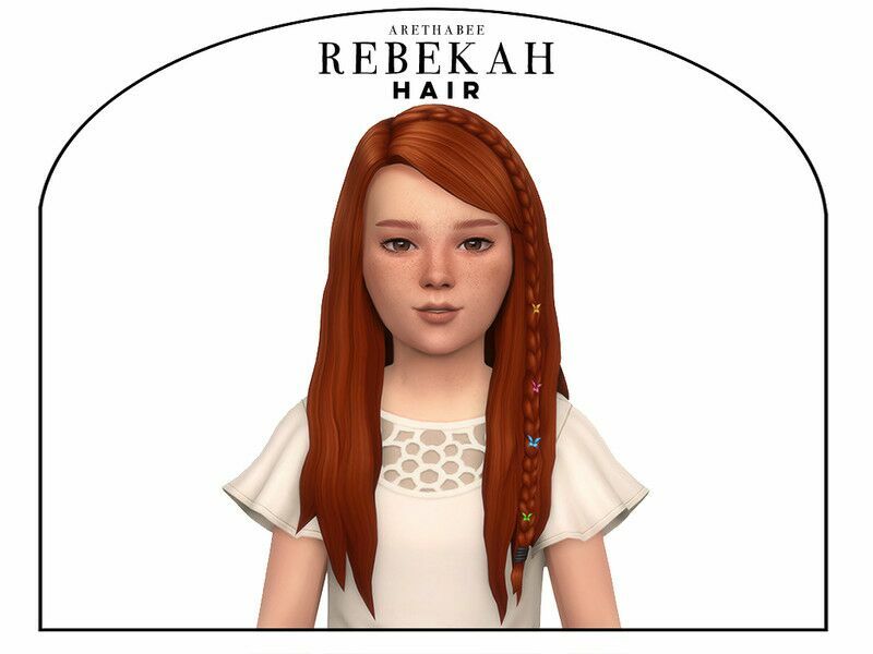 Rebekah Hair SET (Children) By Arethabee Sims 4 CC