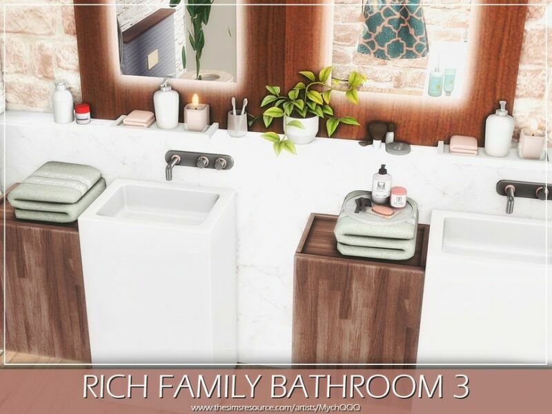 sims 4 cc rich family bathroom 3 by mychqqq 2