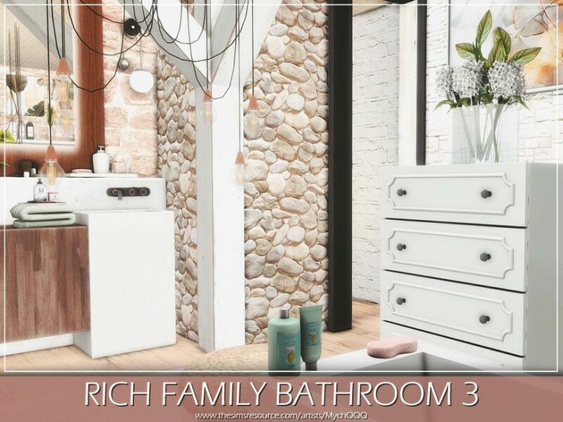 sims 4 cc rich family bathroom 3 by mychqqq 6