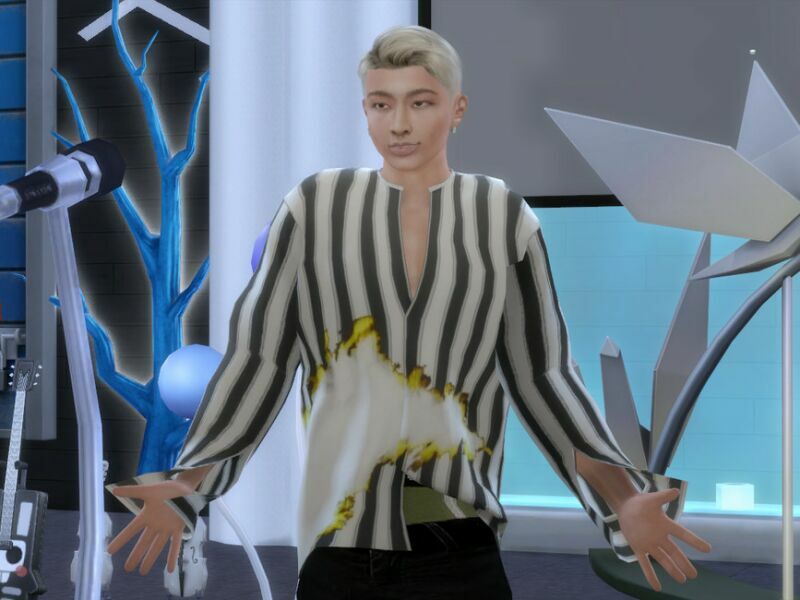 sims 4 cc rm kim namjoon bts request by starafanka 3