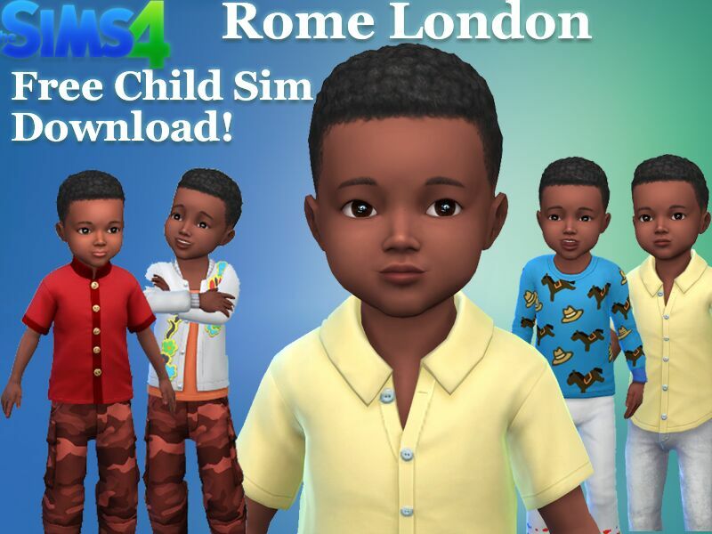 Rome London Free Toddler SIM Download By VTK Sims 4 CC