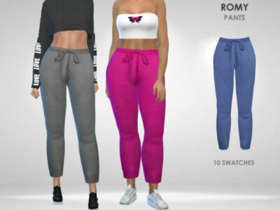 Romy Pants By Puresim Sims 4 CC