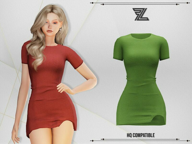 Rose Dress By Forlima Sims 4 CC