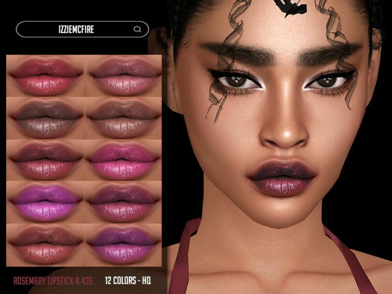 Rosemary Lipstick N.435 By Izziemcfire Sims 4 CC