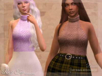 Rozi TOP By Dissia Sims 4 CC