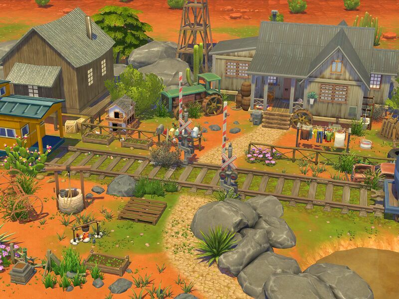 sims 4 cc run down farm no cc by flubs79 2