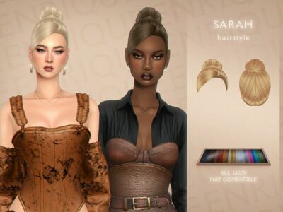 Sarah Hairstyle By Enriques4 Sims 4 CC