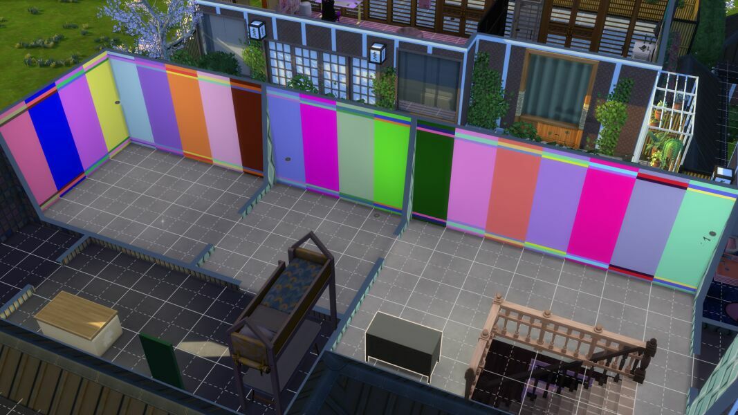 Seriyu Wallpaper Sims 4 CC