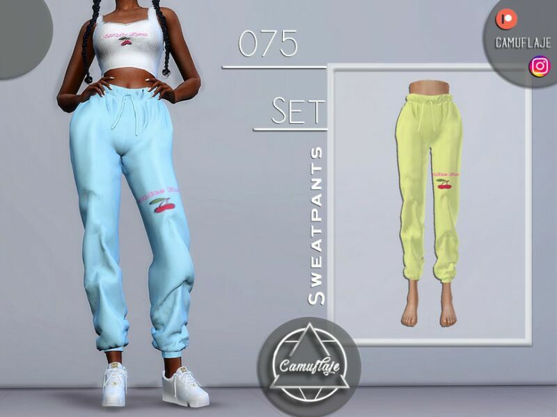 SET 075 – Sweatpants By Camuflaje Sims 4 CC