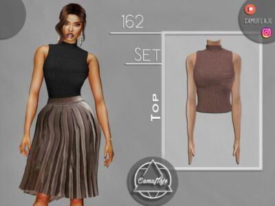 SET 162 – TOP By Camuflaje Sims 4 CC