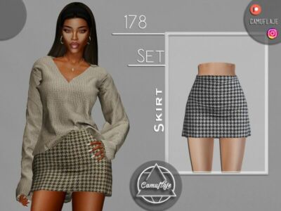 SET 178 – Skirt By Camuflaje Sims 4 CC