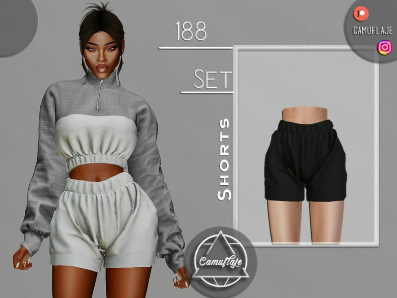 SET 188 – Shorts By Camuflaje Sims 4 CC