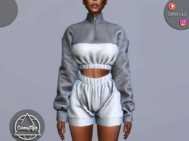 sims 4 cc set 188 shorts by camuflaje 2