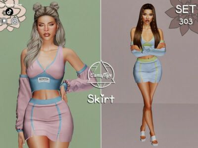 / SET 303 Skirt Sims 4 CC