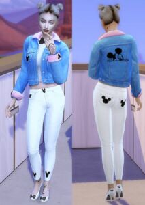 SET Mickey Mouse By Strunka Sims 4 CC