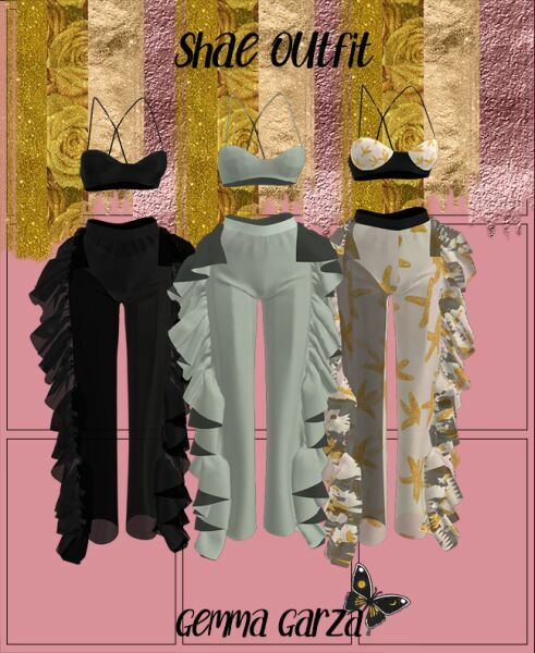 Shae Outfit ♥ By Gemmagarza Sims 4 CC